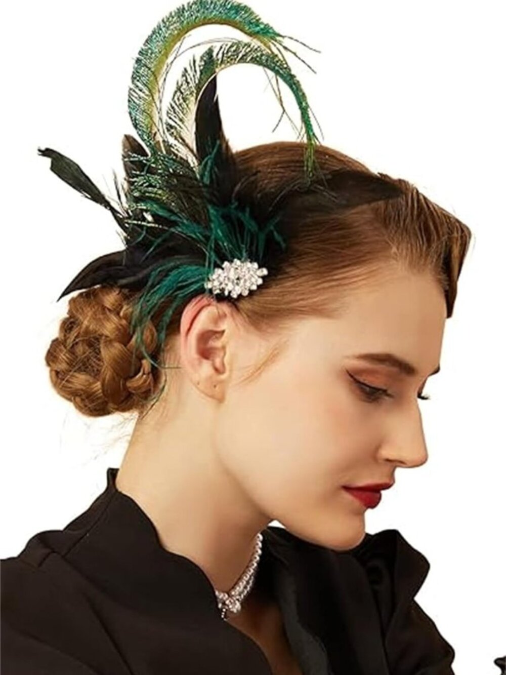 Vintage Flapper Headband | 1920s Gatsby Hair Accessory & Fascinator for Women